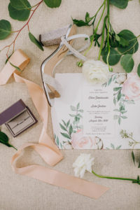 shoes floral and invitations wedding photo at providence vineyard