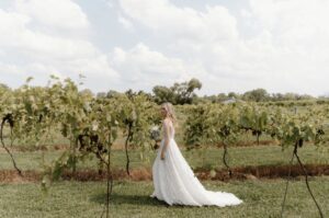 Bride in Vineyard