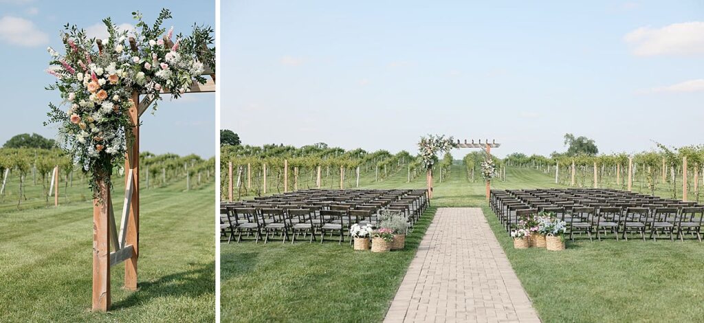 summer providence vineyard wedding