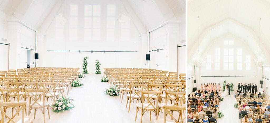 providence vineyard indoor ceremony