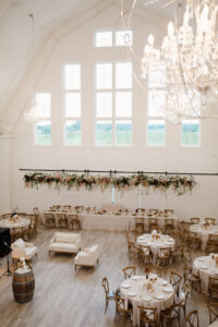 wedding reception set up 